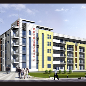 现代中学综合楼方案设计图，宿舍楼CAD施工图纸下载