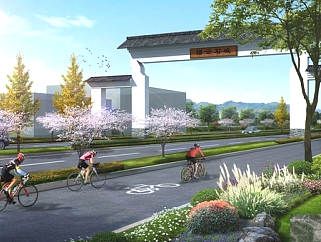 山水绿廊道路景观规划设计方案