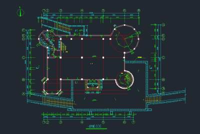 古城堡全套施工图，古堡CAD施工图纸下载