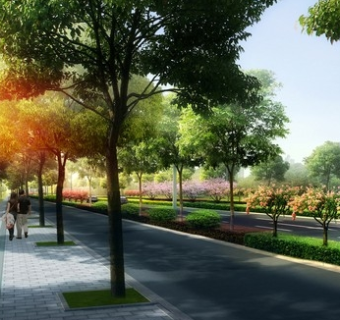 滨江特色城市廊道景观规划设计方案