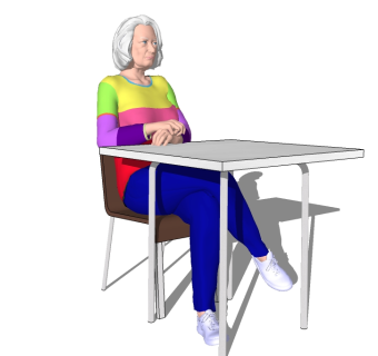 现代人物sketchup模型，人物草图大师模型下载