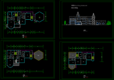 幼儿园CAD施工图，幼儿园CAD建筑图纸下载