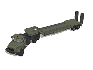 <em>军用卡车</em>sketchup模型，<em>军用卡车</em>skp模型下载