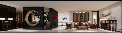 [北京]古香古色中式风<a href=https://www.yitu.cn/sketchup/zhanting/index.html target=_blank class=infotextkey>展厅</a>室内<a href=https://www.yitu.cn/su/7590.html target=_blank class=infotextkey>设计</a>效果图