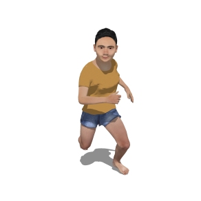 3D真人sketchup模型，运动人物草图大师模型下载