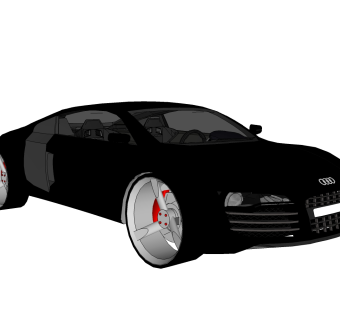 现代汽车免费su模型，现代汽车sketchup模型，汽车草图大师素材下载