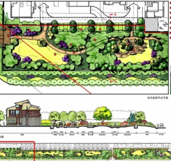 别墅区滨河道路绿化带景观设计方案