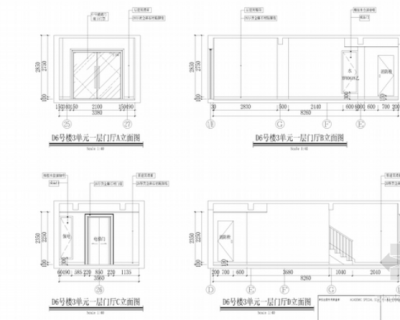 [浙江]农民多高层公寓门厅<a href=https://www.yitu.cn/sketchup/dianti/index.html target=_blank class=infotextkey><a href=https://www.yitu.cn/sketchup/diantizoulang/index.html target=_blank class=infotextkey>电梯</a></a>厅室<a href=https://www.yitu.cn/su/7634.html target=_blank class=infotextkey>内装</a>修施工图立面图