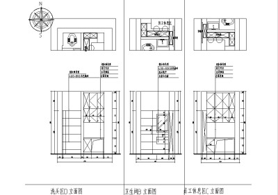 [杭州]现代工业风理发店<a href=https://www.yitu.cn/su/7590.html target=_blank class=infotextkey>设计</a>立面图