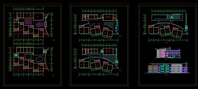 整套幼儿园cad施工图，幼儿园cad建筑图纸下载