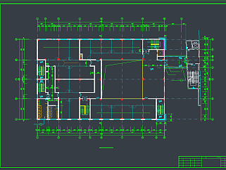 综合楼CAD施工图，办公空间CAD施工图纸下载