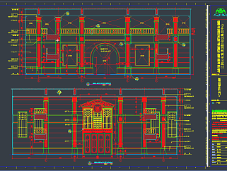 三毛集团会议中心CAD施工图，会议中心CAD施工图下载