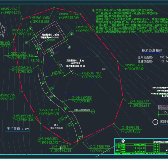 某森林公园施工招标图纸全套,cad建筑图纸免费下载