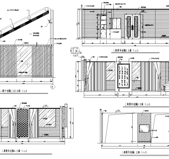 二层中式餐厅施工图