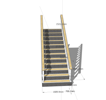 现代瓷砖草图大师模型，双人床SKP模型下载