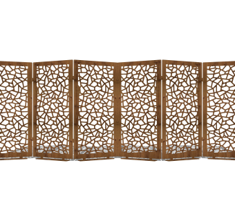 现代隔断屏风sketchup模型，屏风草图大师模型下载