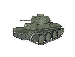 德国PzKpfw-38T<em>坦克</em>草图大师<em>模型</em>，<em>坦克</em>sketchup<em>模型</em>...