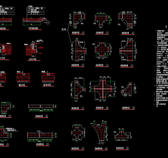 [长沙]城市休闲广场园林景观工程施工图CAD图纸