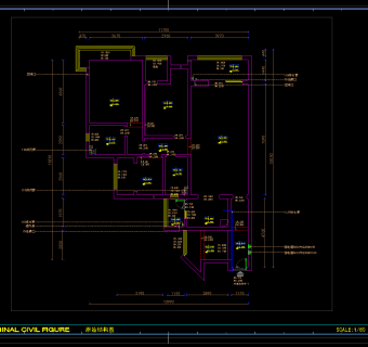 金螳螂-柳福雅居施工图，雅居CAD施工图纸下载