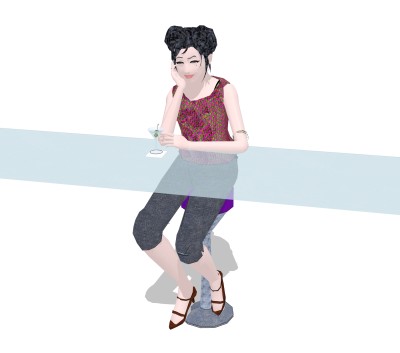 女人草图大师模型下载，3D真人sketchup模型