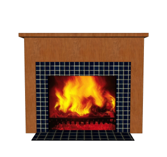 现代瓷砖草图大师模型，双人床SKP模型下载