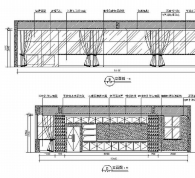 西<a href=https://www.yitu.cn/sketchup/canting/index.html target=_blank class=infotextkey><a href=https://www.yitu.cn/su/7825.html target=_blank class=infotextkey>餐厅</a></a>立面图