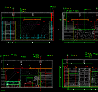 苏州五星假日酒店中餐厅施工图，酒店中餐厅CAD图纸下载