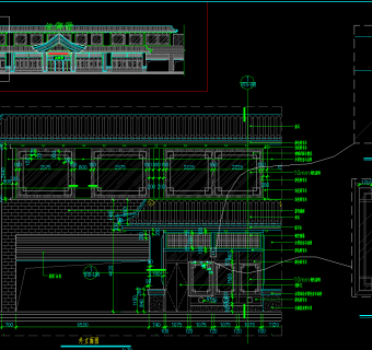 全新菜馆CAD施工图，中式饭店CAD施工图纸下载