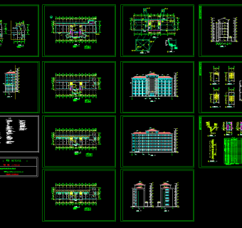 综合楼施工图，综合楼CAD图纸下载