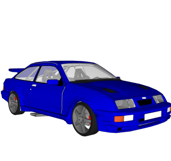 现代汽车免费su模型，汽车sketchup模型下载，汽车su素材下载