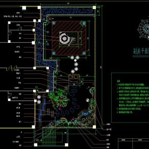 屋顶花园设计图，屋顶花园cad施工图纸下载