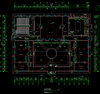 穆斯林教堂建筑CAD施工图，教堂CAD图纸下载