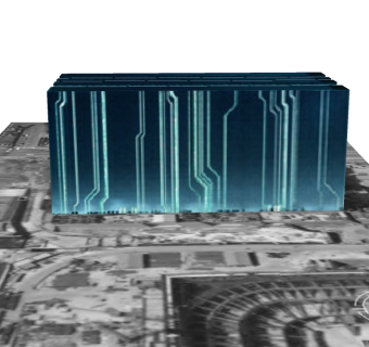 数字北京大厦草图大师模型，大厦SU模型下载