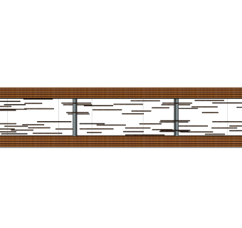 现代景观墙SU模型下载，景观墙skb模型分享