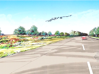 高速景观生态道路规划设计方案