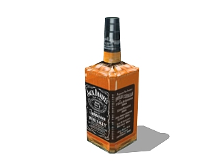 现代<em>威士忌</em>草图大师模型，酒水sketchup模型下载