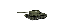 苏联T-34中型坦克草图大师模型，sketchup模型下载