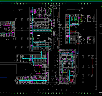 西藏医院新建综合楼电气施工图，综合楼建筑电气图纸下载