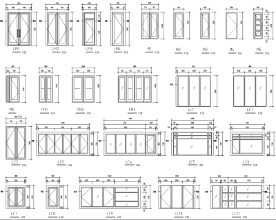 门<a href=https://www.yitu.cn/sketchup/chuang/index.html target=_blank class=infotextkey>窗</a>详图