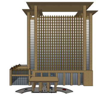 欧式豪华酒店草图大师模型下载、欧式豪华酒店su模型下载