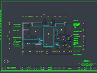碧桂园现代客餐厅卧室CAD施工图，碧桂园CAD施工图纸下载