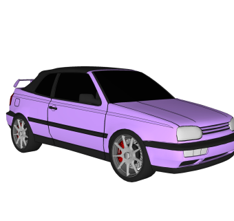 现代汽车免费su模型，现代汽车sketchup模型下载，汽车su素材