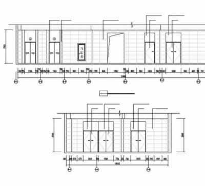 [湖南]高新区五层现代敬老院室内<a href=https://www.yitu.cn/su/7590.html target=_blank class=infotextkey>设计</a>装修施工图<a href=https://www.yitu.cn/su/7996.html target=_blank class=infotextkey>大厅</a>立面图 