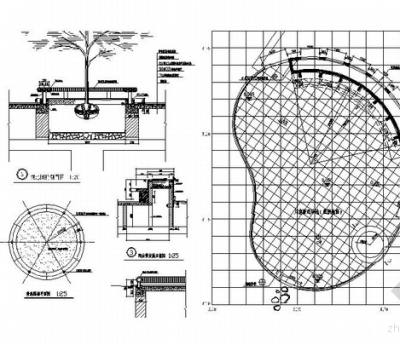 魅力花园绿地景观施工图