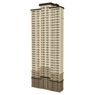 新古典住宅楼草图大师模型，住宅楼sketchup模型下载