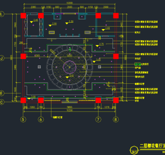 南京某时尚主题酒店室内CAD施工图，酒店CAD建筑图纸下载