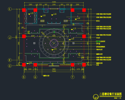 南京某时尚主题酒店室内CAD施工图，酒店CAD建筑图纸下载