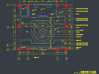 南京某时尚主题酒店室内CAD施工图，酒店CAD建筑图纸下载