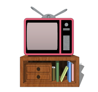 日式电视柜SU模型下载，电视柜skb模型分享