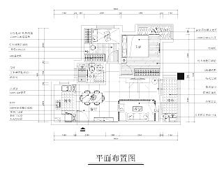 家装套房平面立面剖面施工图CAD图纸下载dwg文件下载